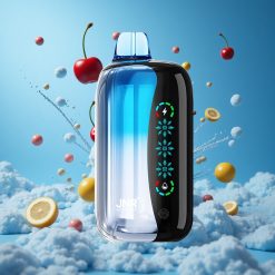 JNR Flex Ice 21000 Puffs تبغ إلكتروني قابل للتعديل بلمسة واحدة انفجار الكرز الأزرق