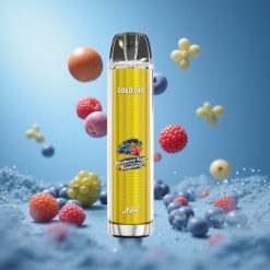 JNR Gold380 6000 نَفخة سيجارة إلكترونية عصير توت أزرق وفريز حامض بسعة 13 مل