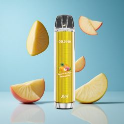 JNR Gold380 6000 Puffs سيجارة إلكترونية خوخ مانجو أناناس بسعة 13 مل