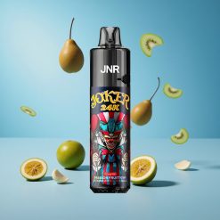 JNR Joker 24K Puffs بخاخ فاكهة العاطفة والكيوي مع بطارية 800 مللي أمبير