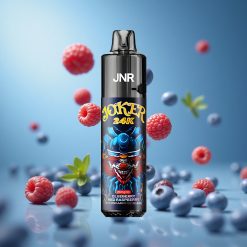 JNR Joker 24K Puffs بخاخ قابل لإعادة التعبئة مع توت أزرق وتوت أحمر و800mAh بطارية
