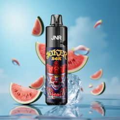 JNR Joker 24K Puffs جهاز تبخير قابل لإعادة التعبئة بنكهة البطيخ المثلج مع شحن Type-C