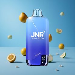 JNR Rainbow 10500 نَفَثات بخار الإلكترونية القابل للتصريف أزرق لاز مع مؤشر بطارية وشاحن USB Type-C