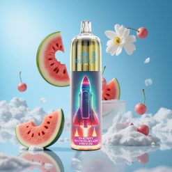 JNR Rocket-X 12400 Puffs سحبة مشروب الكرز والبطيخ المثلج مع إضاءات