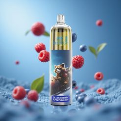 JNR Rocket-X 12400 Puffs سيجارة إلكترونية للاستخدام مرة واحدة توت أزرق وتوت العليق مع إضاءة RGB وشاحن Type-C