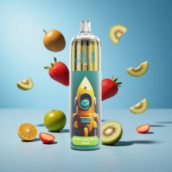 JNR Rocket-X 12400 Puffs فراولة وكيوي قابل لضبط الهواء RGB