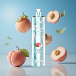 JNR Shisha Hookah 12000 Puffs بخوخ عصيري سعة 24مل وشاحن Type-C