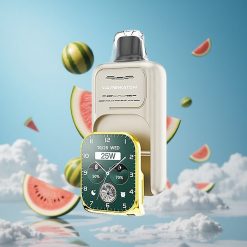 JNR Vape Watch 30000 Puffs سيجارة إلكترونية بطارية 1000 مللي أمبير وعصير 19 مل بنكهة البطيخ المثلج