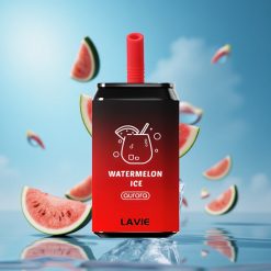 LAVIE Aurora 11000 Puffs سجارة إلكترونية بطيخ مثلج بسعة 22مل وبطارية 650 مللي أمبير