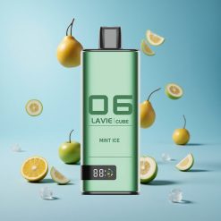 Lavie Cube 20000 Puffs سيجارة إلكترونية بنكهة النعناع المثلج بسعة 28 مل وبطارية 600 مللي أمبير