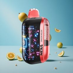 NEXA Ultra 50000 نفث سيجارة إلكترونية قابلة للتصرف بطعم دراغون ميلون (بطيخ التنين) بشاشة منحنية ثلاثية الأبعاد وشحن Type-C