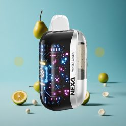 NEXA Ultra 50K سجارة إلكترونية شتاء أخضر بشاشة منحنية ثلاثية الأبعاد وسعة 20 مل