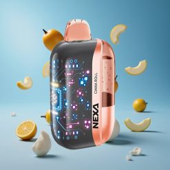 NEXA Ultra 50K سيجارة إلكترونية قابلة للتصريف بنكهة القرفة مع شاشة منحنية ثلاثية الأبعاد وسعة 20 مل