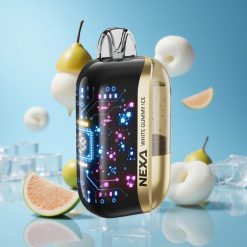 NEXA Ultra 50K سيجارة إلكترونية قابلة للتصريف 20مل سعة مملوءة مسبقًا أيس غومي أبيض
