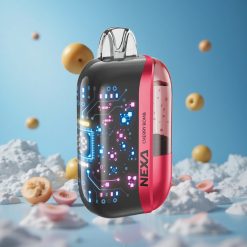 NEXA Ultra 50K سيجارة إلكترونية كرز بومب بشاشة منحنية ثلاثية الأبعاد وسعة 20 مل