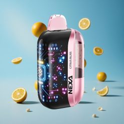 NEXA Ultra 50K سيجارة إلكترونية للاستخدام مرة واحدة نكهة الحمضيات المنعشة شاشة منحنية ثلاثية الأبعاد