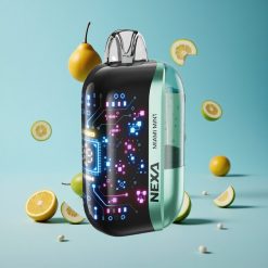 NEXA Ultra 50K سيجارة إلكترونية نعناع ميامي شاشة منحنية ثلاثية الأبعاد
