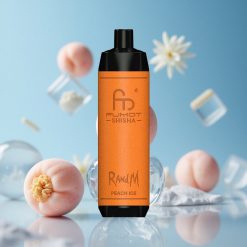 RandM Fumot Shisha 10000 Puffs بخاخ 18مل خوخ مثلج