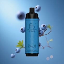 RandM Fumot Shisha 10000 Puffs فلبة عنب LED مؤشر