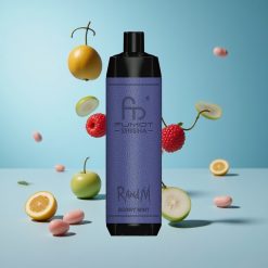 RandM Fumot Shisha 10000 Puffs فيب قابل للتصريف بنكهة التوت والنعناع مع بطارية 850 مللي أمبير