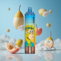 RandM Fumot Tornado 15000 Puffs بخاخ مانجو خوخ بسعة 25 مل وشاشة LCD