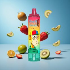 RandM Fumot Tornado 15000 Puffs ستروبيري كيوي شاشة LCD