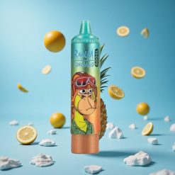 RandM Fumot Tornado 15000 Puffs سحابة الأناناس المثلج بشاشة LCD وشاحن Type-C