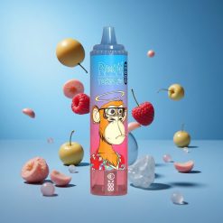 RandM Fumot Tornado 15000 Puffs سحابة التورنادو بنكهة التوت الأزرق والكرز مع شاشة LCD وشاحن Type-C