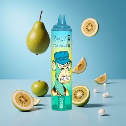 RandM Fumot Tornado 15000 Puffs شيشة إلكترونية بطارية 850mAh بنكهة الكيوي والباشن فروت والجوافة