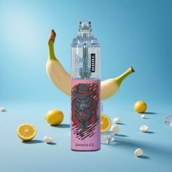 RandM Fumot Tornado 7000 بخاخة شبكية بنكهة الموز الجليدي