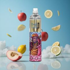 RandM Fumot Tornado 7000 تفاحة حمراء ليمون مع 14 مل سائل إلكتروني ومنفذ Type-C