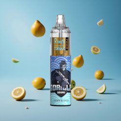 RandM Fumot Tornado 7000 سجارة إلكترونية (دم النمر) مع 14 مل من السائل وضوء RGB