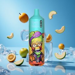 RandM Fumot Tornado 9000 Puffs شاشة RGB أنيقة سعة سائل 18 مل الجليد الأزرق اللذيذ