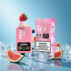 Razz Bar 40000 Puffs شاشة طاقة توت مشكل_بطيخ مثلج