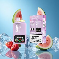 Razz Bar 40000 Puffs شاشة عرض الطاقة فراولة بطيخ_عنب جليدي