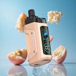 Razz Bar 45000 Puffs سيجارة إلكترونية للاستخدام مرة واحدة خوخ عصيري مثلج ملف شبكي 1.0 أوم