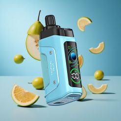 Razz Bar 45000 Puffs علبة التخزين القابلة لإعادة الشحن بالنوع C ونكهة الفواكه الاستوائية