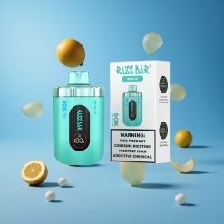 Razz Bar 50K Puffs سيجارة إلكترونية للاستخدام مرة واحدة Mr Blue الأزرق مع 50000 نفخة وبطارية 650 ميلي أمبير