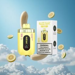 Razz Bar 50K Puffs سيجارة إلكترونية للاستخدام مرة واحدة فراولة موز مع 50000 نفخة وشاحن Type-C