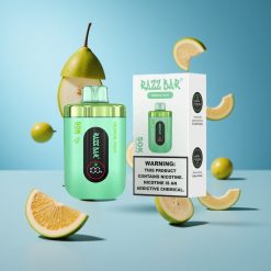 Razz Bar 50K Puffs مبخر استوائي قابل لإعادة الشحن بمنفذ Type-C