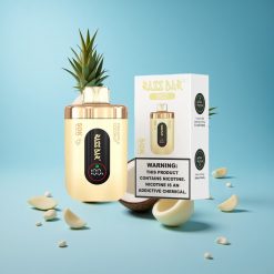 Razz Bar 50K Puffs نكهة الأناناس وجوز الهند مع بطارية 650 مللي أمبير وشاحن Type-C