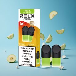 RELX Pod Pro 2 جهاز تبخير بنكهة التفاح الأخضر المثلج سعة 1.9 مل