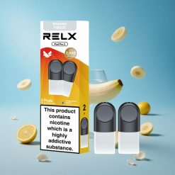 RELX Pod Pro 2 جهاز فاب بنكهة حلوى الموز المجمد بسعة 1.9مل و 600 نفخة