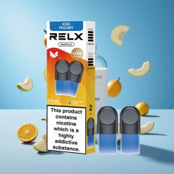 Relx Pod Pro 2 جهاز فيب بنكهة المشروبات المثلجة بوكاري سعة 1.9 مل و 600 نفخة