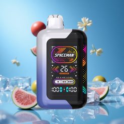 SMOK SPACEMAN SP40000 ڤيب للتخلص منه توت أزرق جليدي بشاشة LED 2.28 بوصة وسعة سائل 20 مل