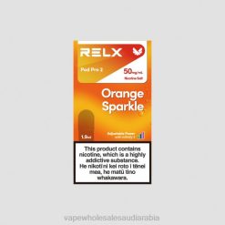 vape بالجملة | 66TX240 بريق برتقالي RELX Pod Pro 2