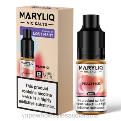 vape بالجملة | 66TX450 جليد الخوخ LOST MARY MARYLIQ أملاح النيكوتين - 10 مل - 20 ملغ