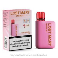 vape بالجملة | 66TX480 جليد الفراولة LOST MARY DM600 X2