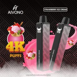 Vape بالجملة - Aivono AIM FREAK 4000 آيس كريم الفراولة 428Z2263
