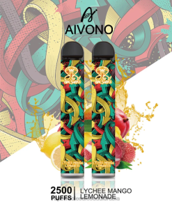 Vape بالجملة - Aivono AIM SNAKE 2500 عصير ليمون ليتشي ومانجو 428Z2308
